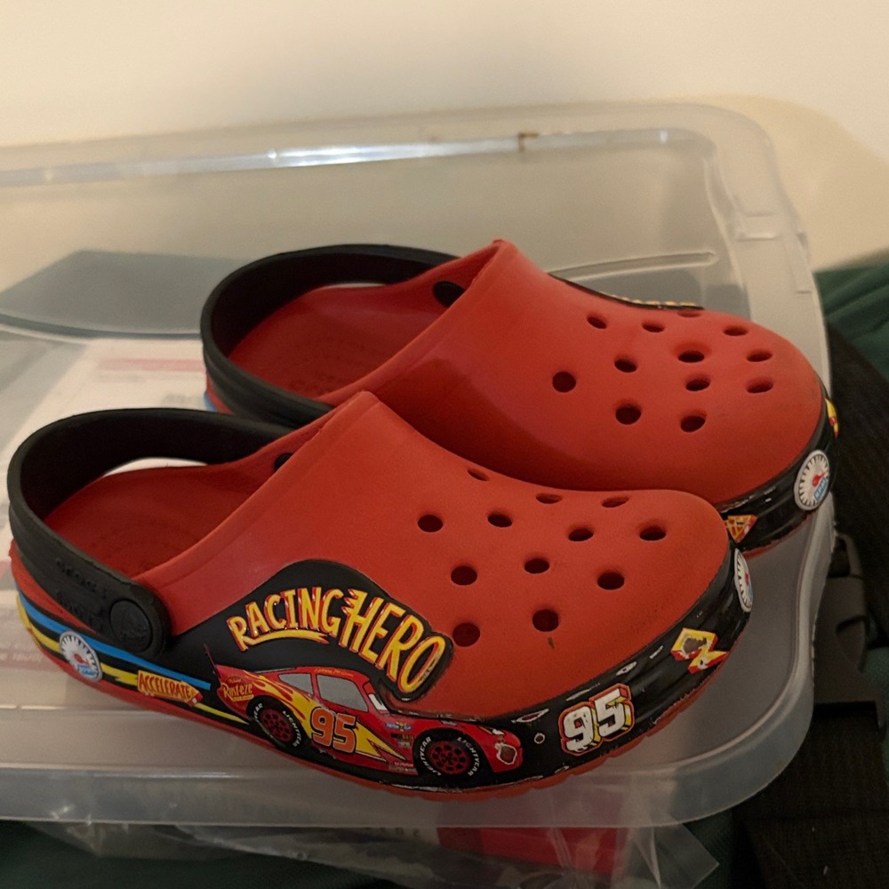 Kids Red McQueen Crocs